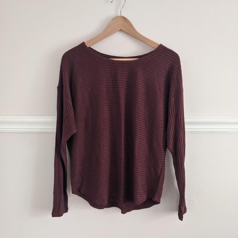 Silence + Noise long sleeve top